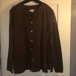 Hot Cotton brown jacket sz XL